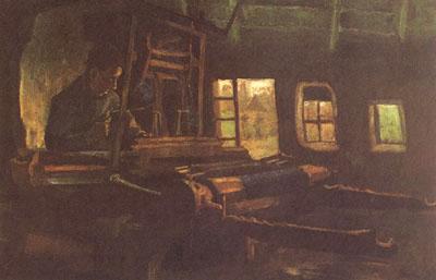 Vincent Van Gogh Weaver,Interior with Three Small Windows (nn04) Germany oil painting art